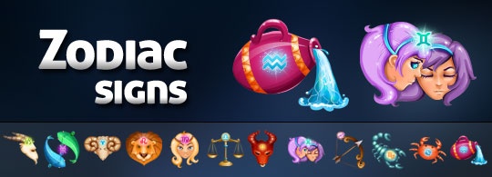 Free Zodiac Signs Icons