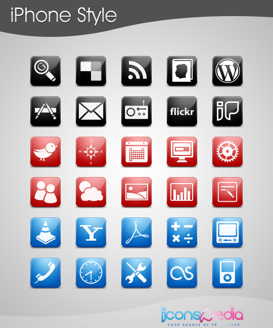 iPhone Style Icons preview