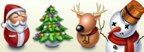 2009 Christmas icons