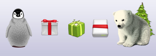 Happy Holidays icons