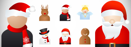 Christmas People icon pack