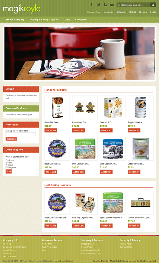 Cookies Magento Template