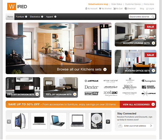 Furniture Magento Template